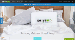 Desktop Screenshot of ghostbed.com